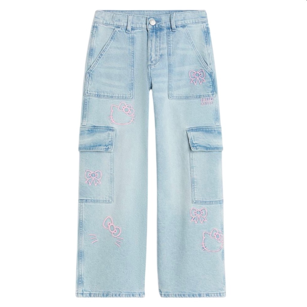 Sanrio Hello Kitty wide leg jeans